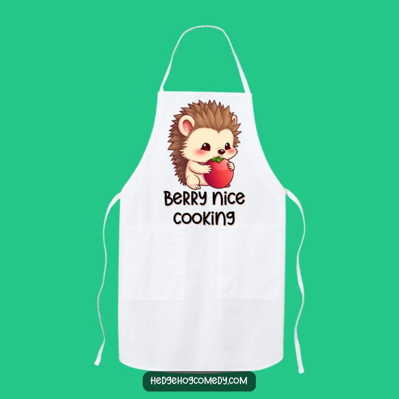 Funny Chef's Shyness Apron - Gentle Kitchen Helper for Sweet Cooks