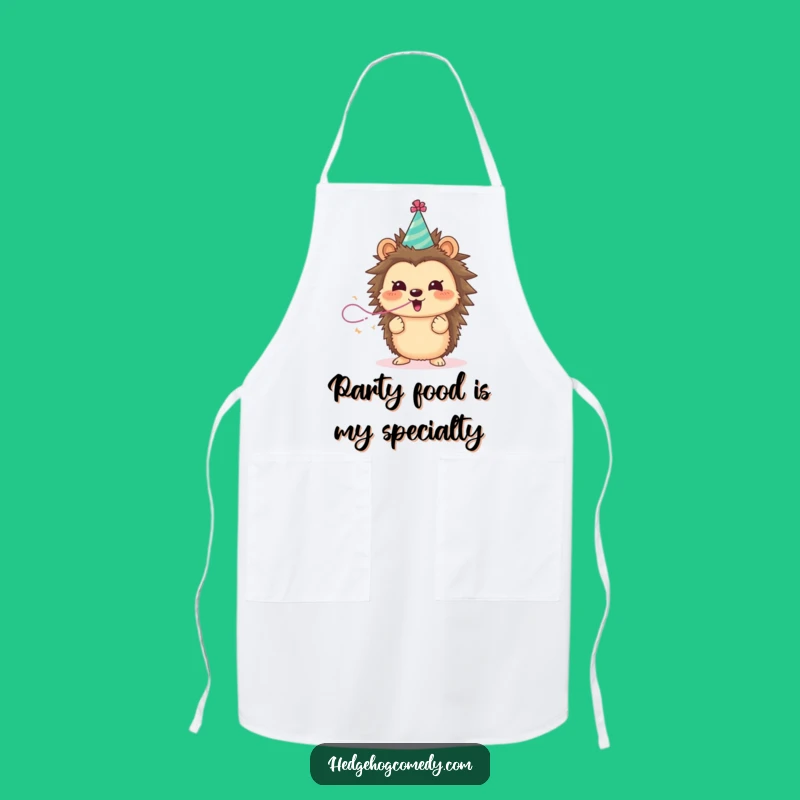 Funny Hedgehog Kitchen Apron - Hilarious Chef's Gift for Parties