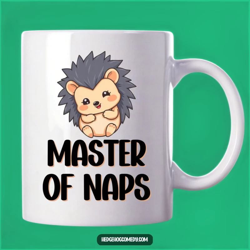 Funny Hedgehog Ball Mug: Adorable Round Hedgehog - Perfect Cozy & Funny Gift