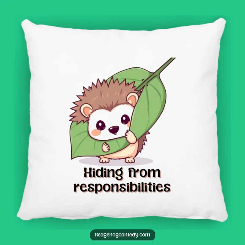 Funny Mischievous Hedgehog Pillow: Cozy Comfort with a Playful Secret