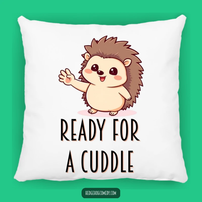 Funny Hedgehog Pillow - Soft & Cute Waving Cushion Gift