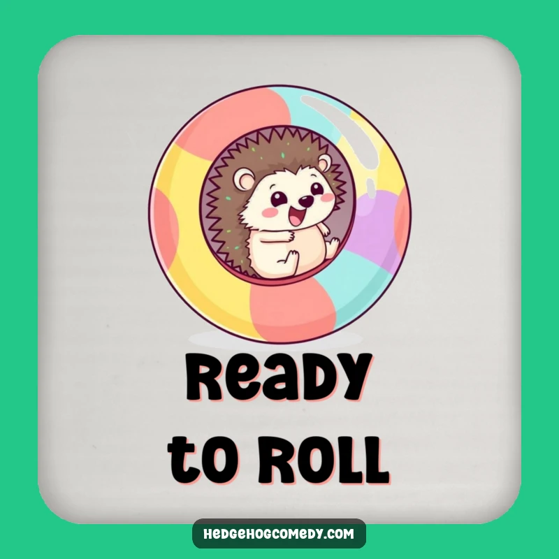 Funny Kawaii Hedgehog Rolling Coaster: Protect Surfaces with Fun Gift