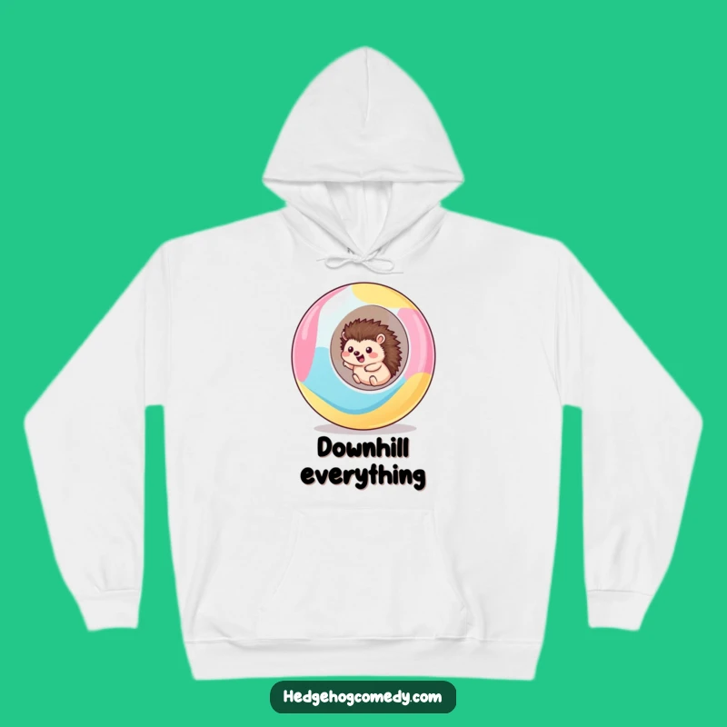 Funny Cozy Hedgehog Ball Hoodie: Cute Exciting Gift