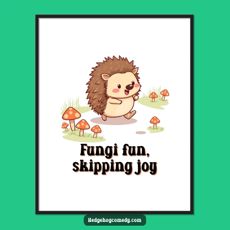 Free Printable Hedgehog Path Art - Whimsical Downloadable Wall Decor for a Cheerful Home!