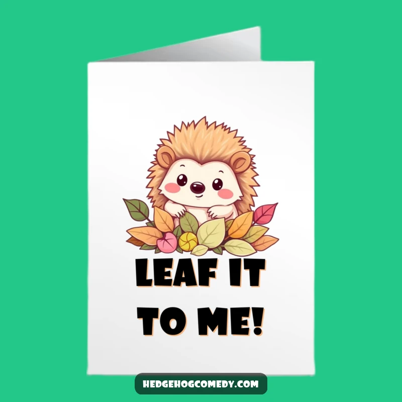 Free Printable Birthday Card: Curious Hedgehog Peek, Your Sweet Downloadable Gift!