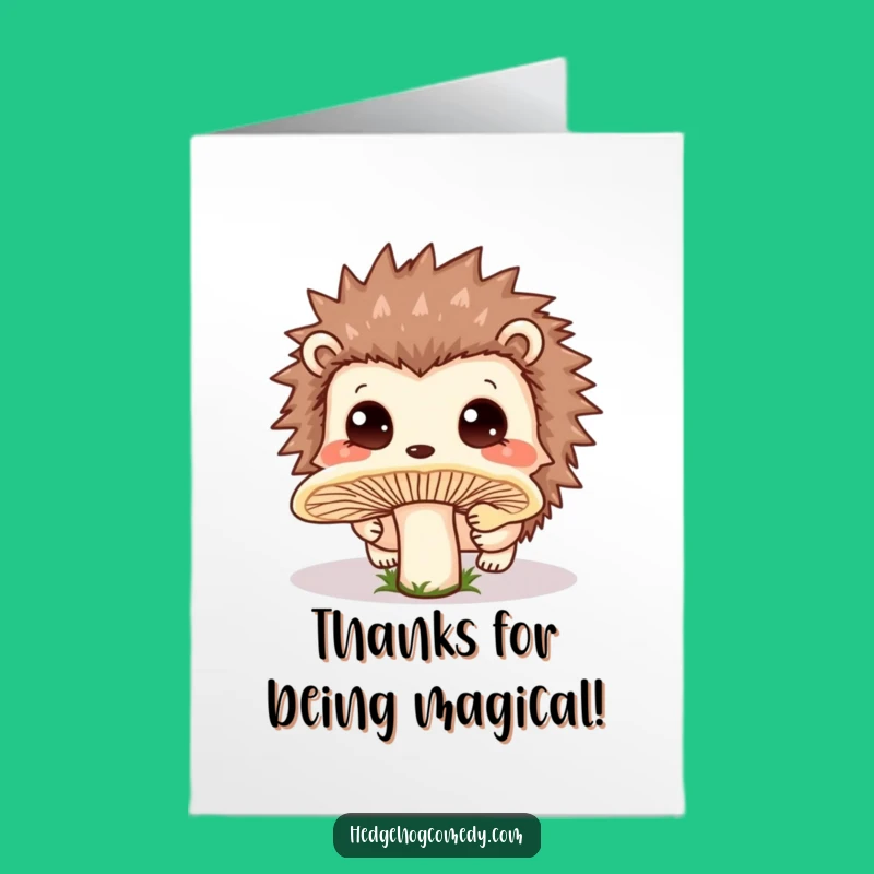 Free Printable Thank You Card: Mushroom Thanks, Your Sweet Downloadable Gift!