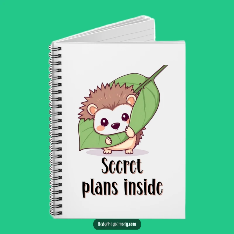 Funny Mischievous Hedgehog Notebook: Journal Your Playful Secrets