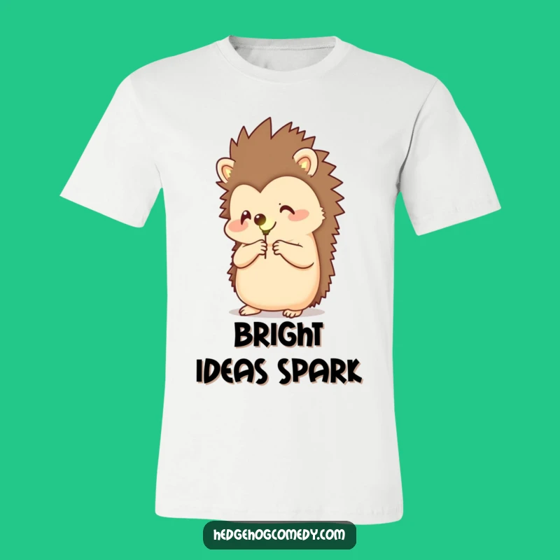 Funny Hedgehog Firefly T-Shirt: Magical Moments, Hilarious Gift!