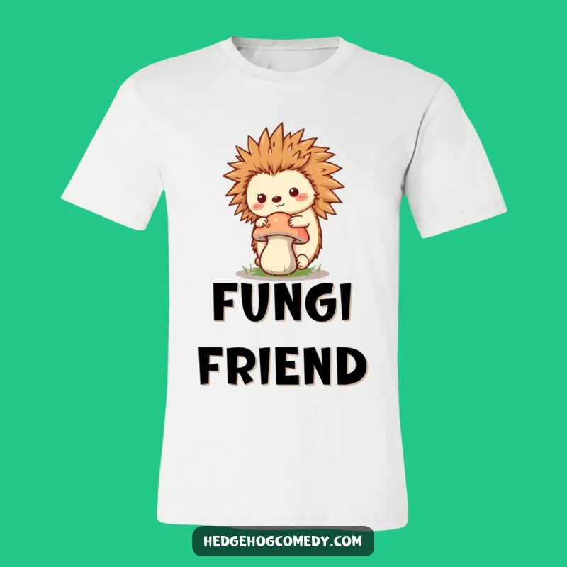 Funny Kawaii Hedgehog T-Shirt - Quirky Humorous Nature Lover Gift