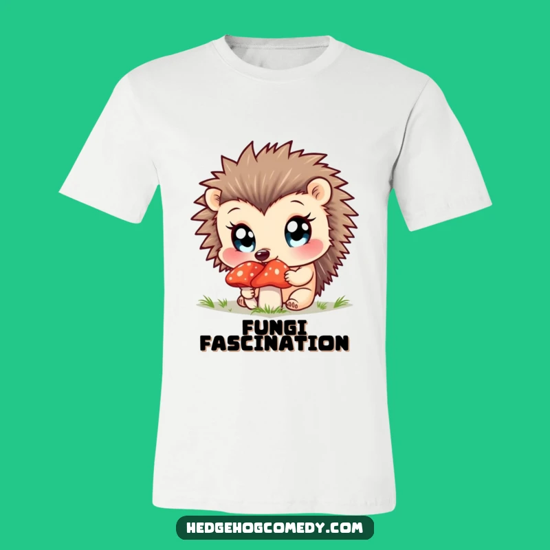Funny Hedgehog Explorer Tee - Whimsical Nature Gift for Curious Souls
