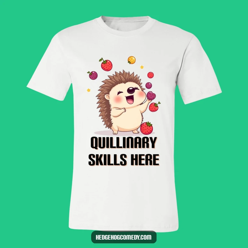 Funny Juggling Hedgehog T-Shirt: Berry Amazing Skill, Perfect Gift for Fun