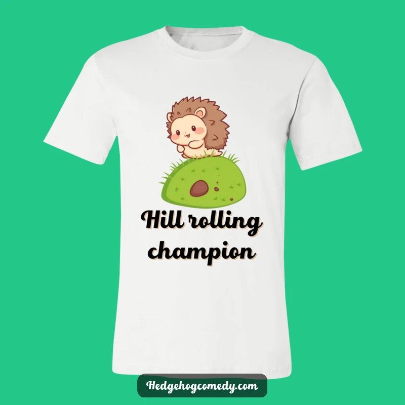Funny Kawaii Hedgehog T-Shirt: Roll with Laughter and Style!